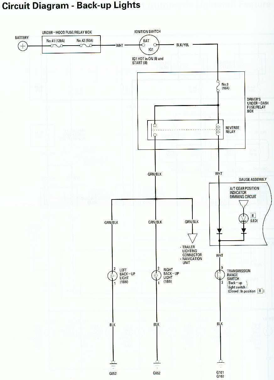 Chevy Backup Light Wiring Diagram - Wiring Diagram